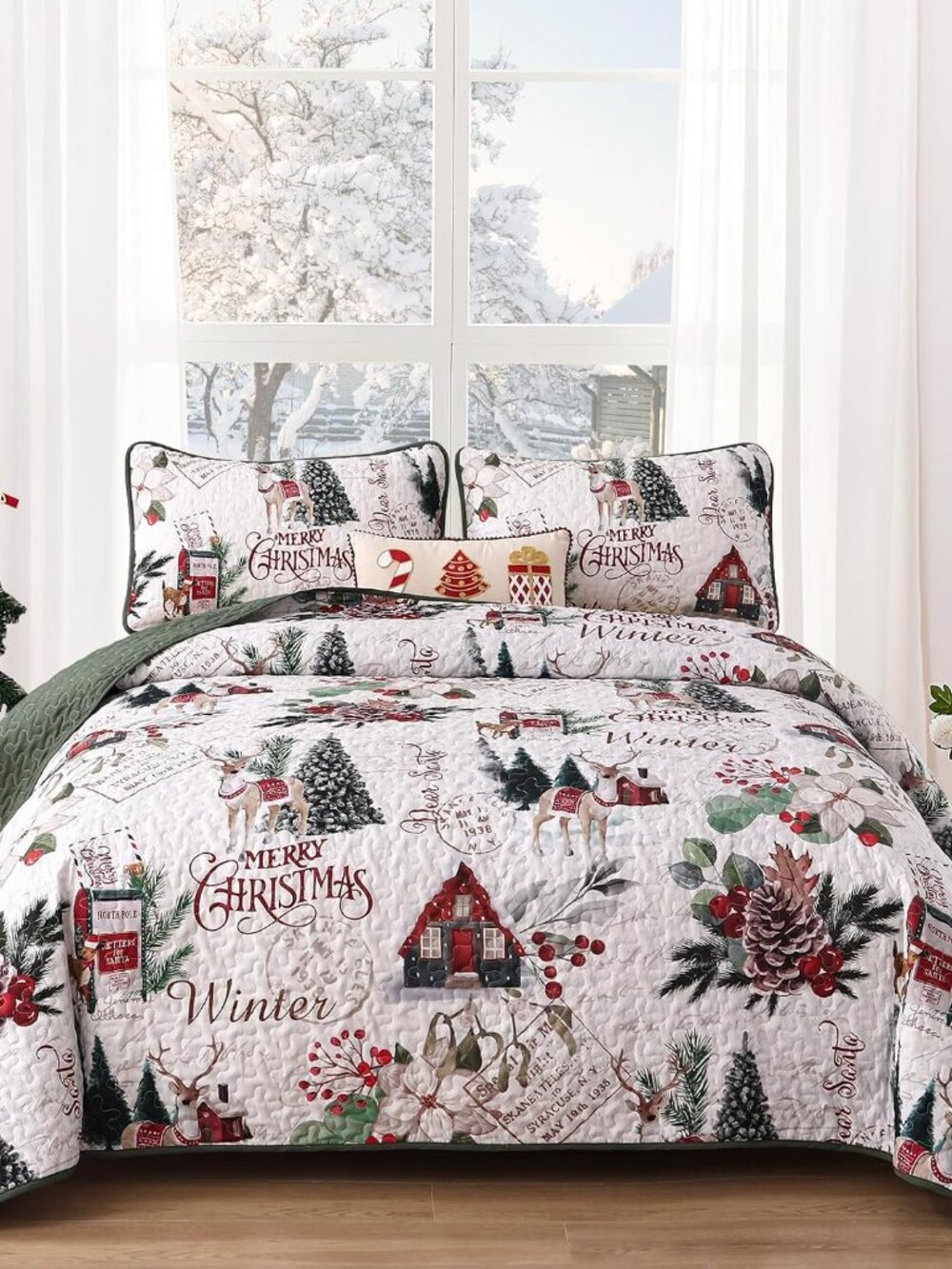 Christmas Bedding Set Queen